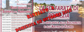 Visita alla Solfarata di Pomezia e all’Antro del Fauno (02 ottobre 2022)