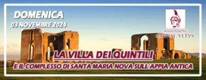 Visita alla villa dei Quintili e al complesso di Santa Maria Nova (03 novembre 2024)